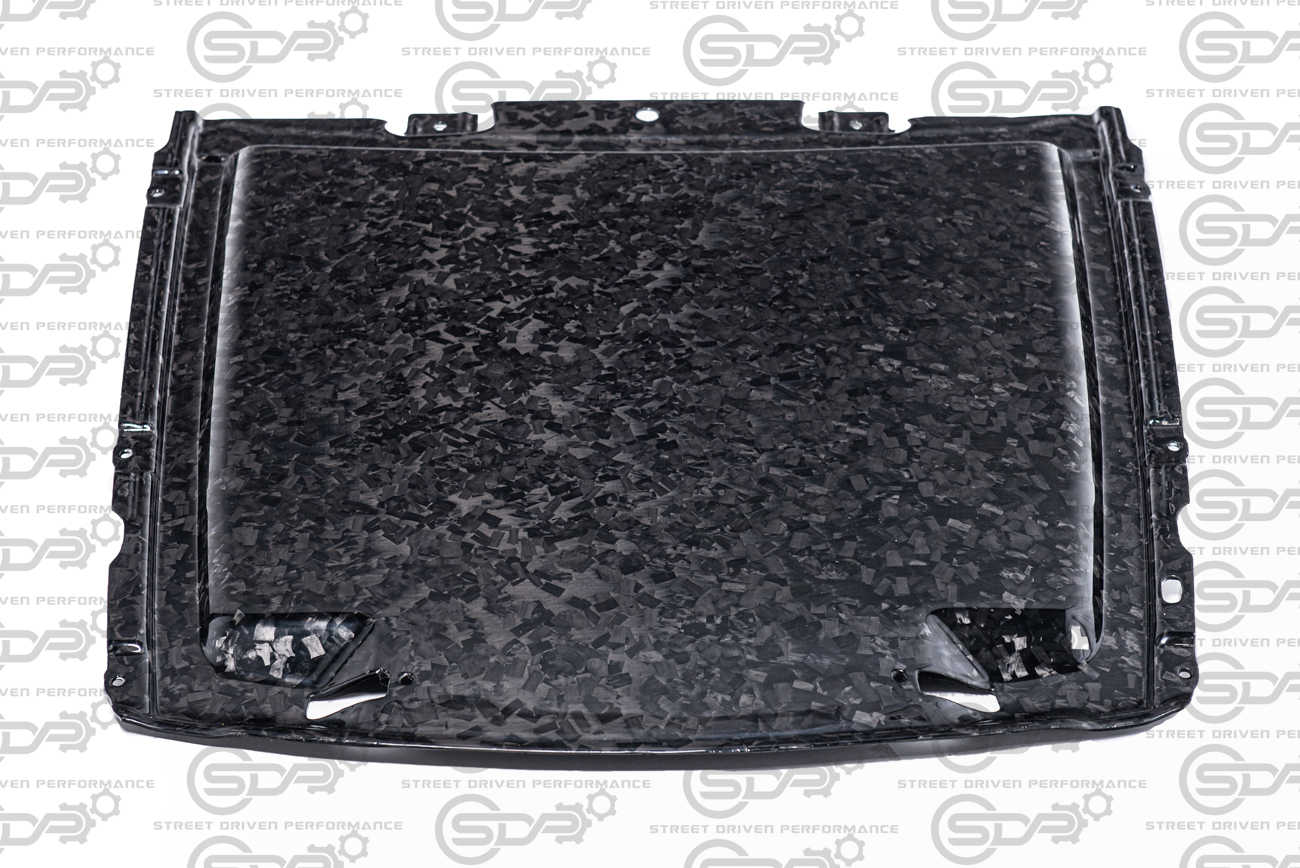 2020-2023 Ford Mustang GT500 | CARBON FIBER/ FORGED CARBON FIBER Front Hood Vent Rain Tray